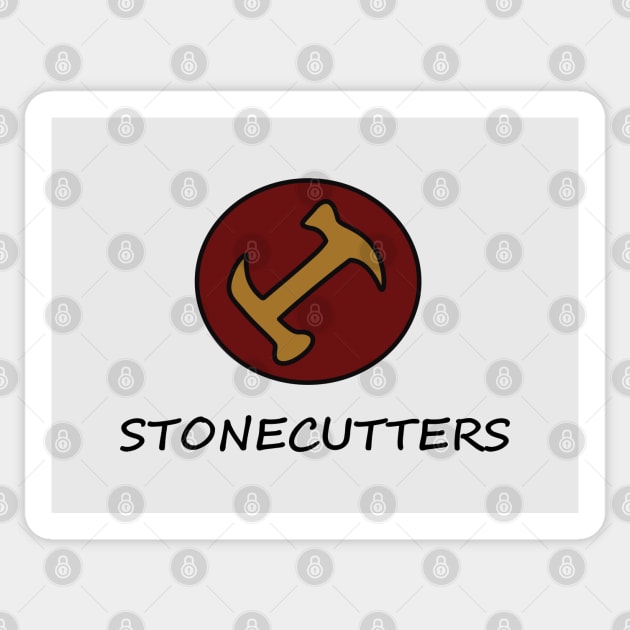 Stonecutters Logo Sticker by saintpetty